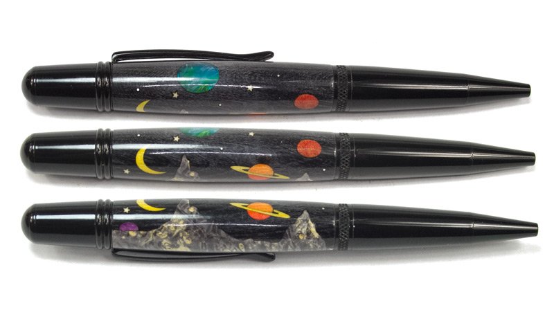Moonscape Inlay Pen