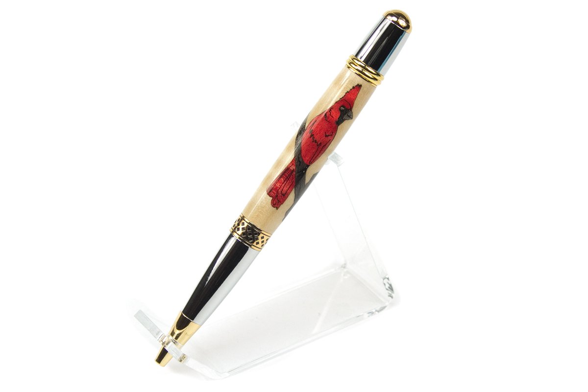 Cardinal Inlay Pen