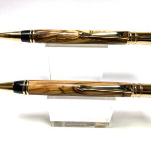 Bethlehem Olivewood pen and pencil executive set