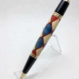 Harlequin Diamonds Red White and Blue