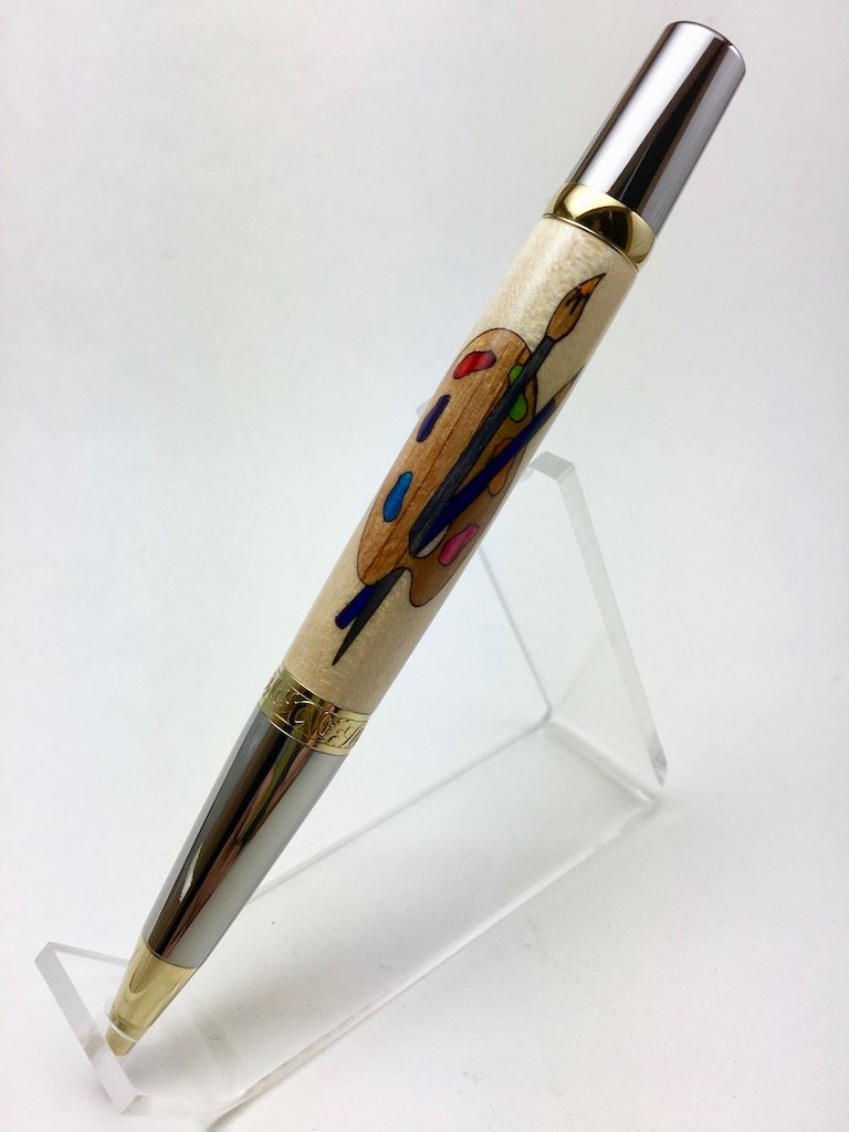 Painter's Palette Inlay Pen