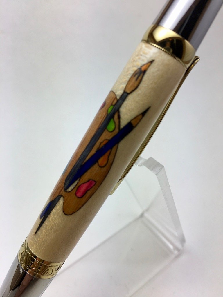 Painter's Palette Inlay Pen - Image 3