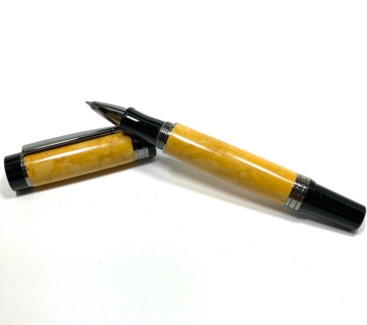 Honey Jasper TruStone Rollerball Pen