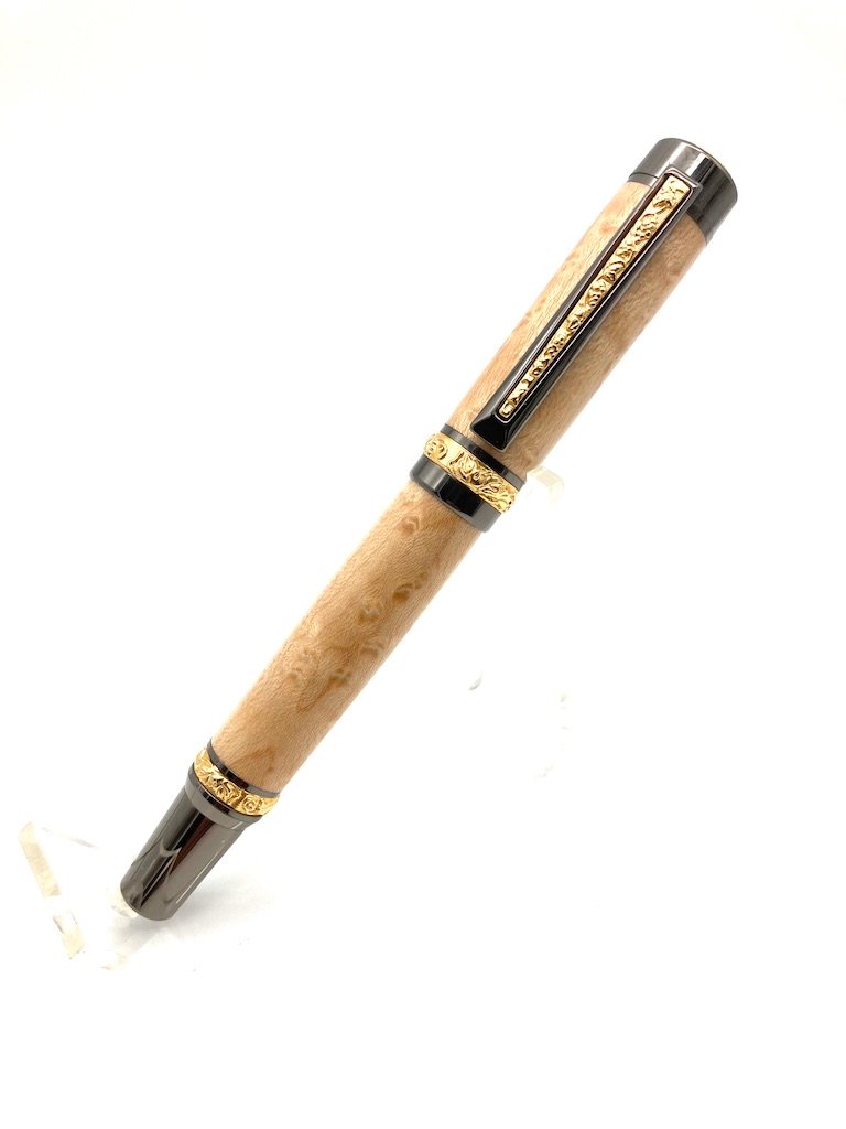 Bird's Eye Maple Rollerball pen 1 Cambridge