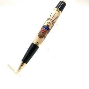 Navy Inlay Ballpoint Pen