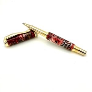 Pine Cone Rollerball in Red Swirl