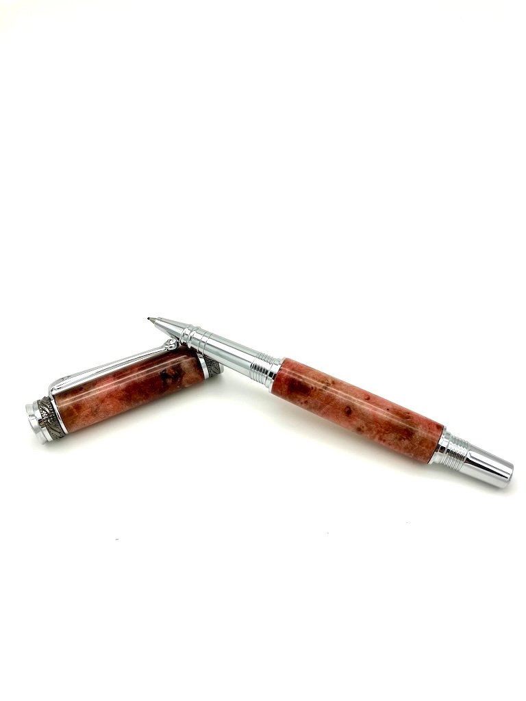 Red Maple Burl Rollerball Pen